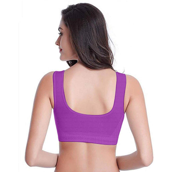 Airy Padded Wired Bra - Lilac Pink