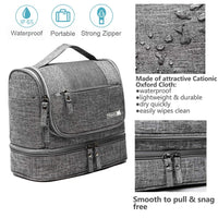 PREMIUM QUALITY POLYESTER & FABRIC TOILETRY KIT